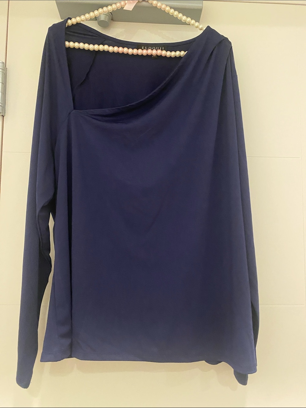 💕NWOT💕 Eloquii Midnight Navy Long-Sleeve Top